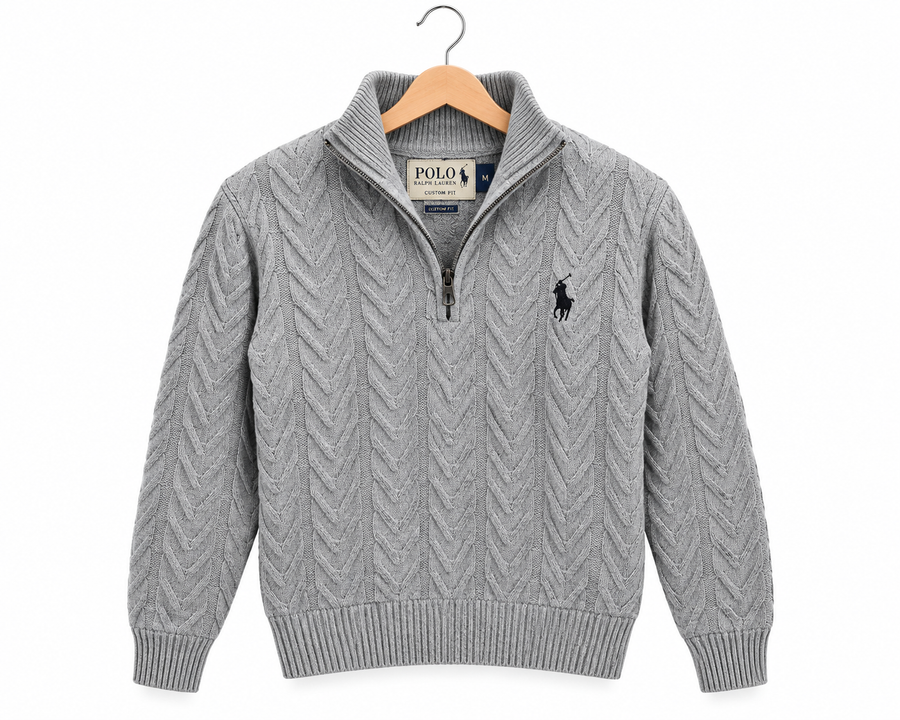 R L Half Zipper